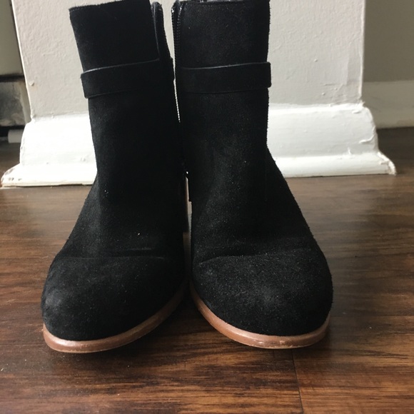 Gianni Bini Black riding Boots with Buckle - Picture 4 of 5